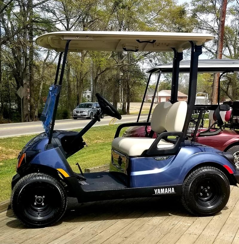**SOLD**2019 YAMAHA GOLF CART ELECTRIC BLUE